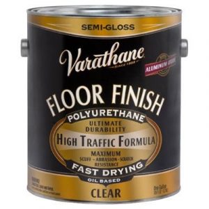Semi-Gloss Clear Premium Polyurethane Floor Finish, 1-Gallon