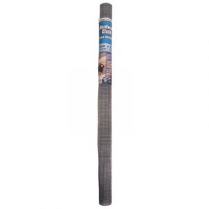 Mesh Galvanized Metal Hardware Cloth Fence, 1/4-In. Mesh, 36-In. x 5-Ft.