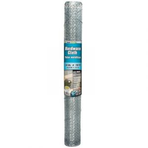 Metal Hardware Cloth Fence, 1/4-In. Mesh, 24-In. x 10-Ft.