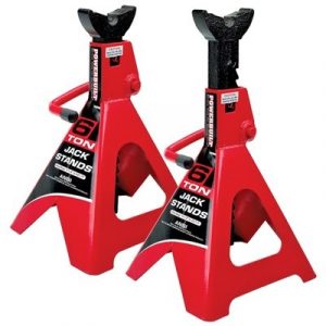 Ratcheting Jack Stands, 6-Ton, Pr.