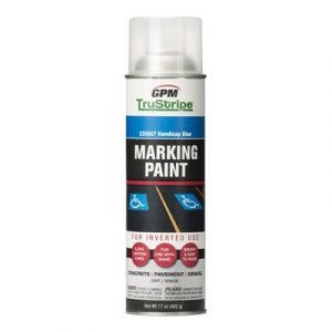 Inverted Aerosol Marking Paint, Handicap Blue, 17 oz.