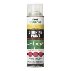 Inverted Aerosol Striping Paint, Yellow, 17 oz.