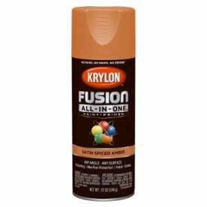 Fusion All-In-One Spray Paint + Primer, Satin Spiced Amber, 12-oz.