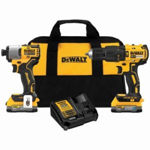20-volt MAX Cordless Hammer Drill/Driver & Impact Driver Combo Kit, Brushless Motors, 2 Batteries