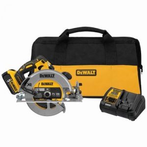 20-Volt MAX Brushless XR Circular Saw Kit, Brushless Motor, 7-1/4-In., Battery