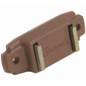 Magnetic Cabinet Catch, Tan, 1-5/16 In.