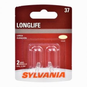 37 Long Life Miniature Clear Bulb, 37LL BP2, 2-Pk.