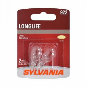 922 Long Life Miniature Clear Bulb, 922LL BP2, 2-Pk.