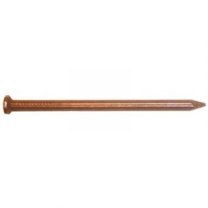 Masonry Nail, Hardened Steel, Fluted Round, 1.5-In., 1-Lb.