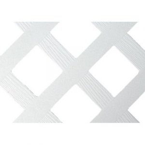 Traditional Lattice, White, 4 x 8-Ft. Sheet